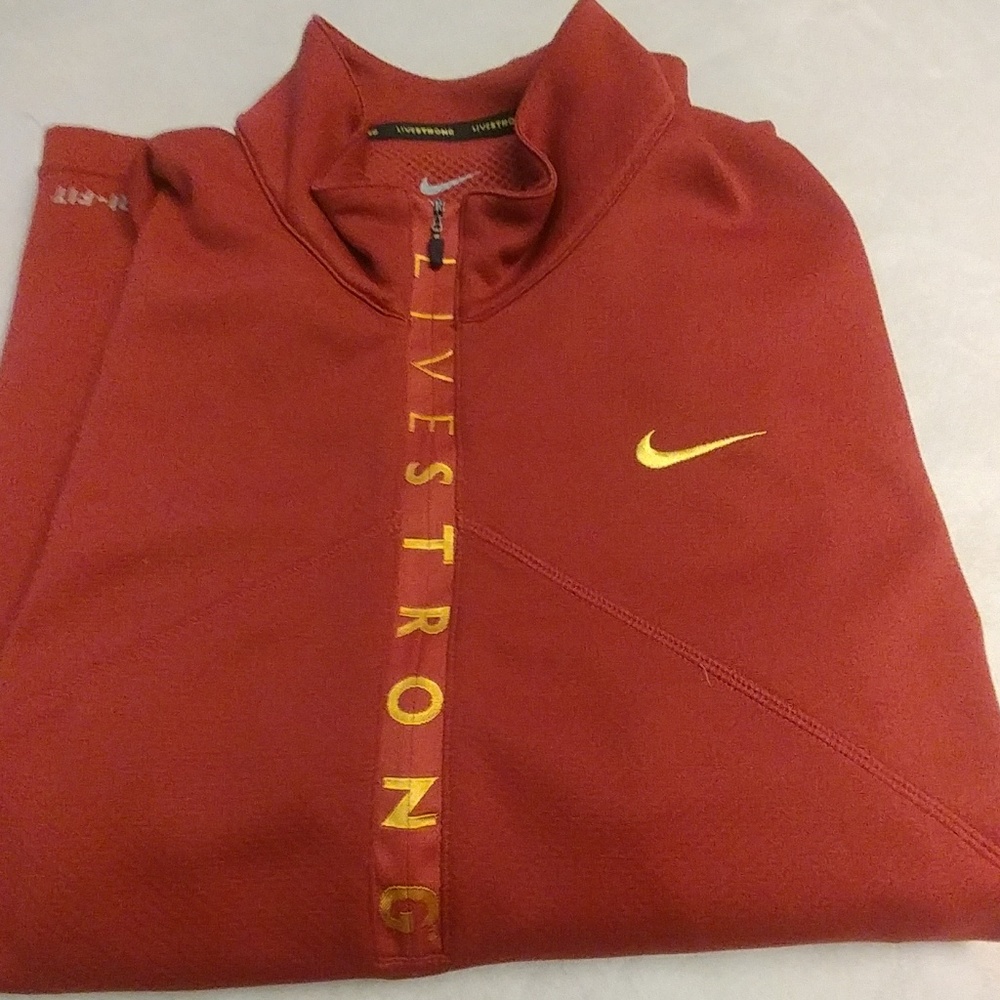 Mens Nike Livestrong Dri fit pullover